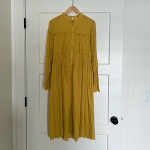 Orange Creek mustard dress! Only worn once!